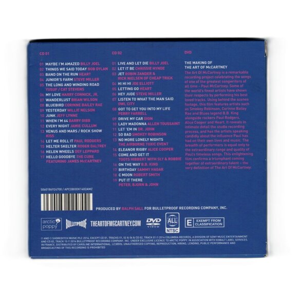 The Art of McCartney [Deluxe Exclusive Edition] by Various Artists (2CD + DVD) - Picture 2 of 2
